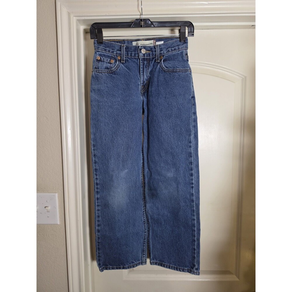 Vintage Levis 550‎ Jeans Womens 10 Regular Blue Relaxed Straight Leg Blank Tag